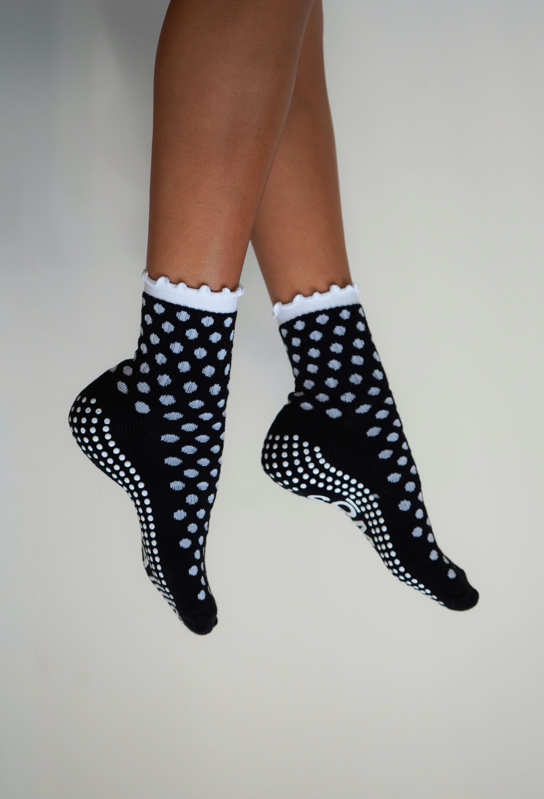 Polka Dot Grip Socks